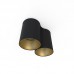 Lubinis šviestuvas EYE TONE II BLACK/GOLD